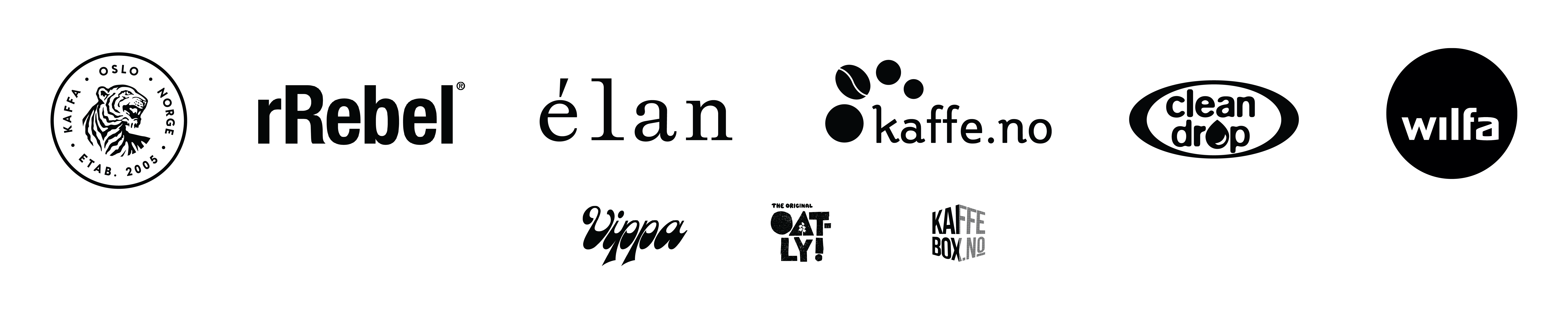 Aeropressnm 2026 sponsorer: KAFFA, rRebel, élan, kaffe.no, Clean Drop, Vippa, Oatly, Kaffebox, Wilfa